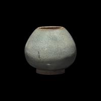 A Chinese Junyao Stoneware 'Lotus Bud' Water Dropper 钧窑蓝釉蓮苞式水盂