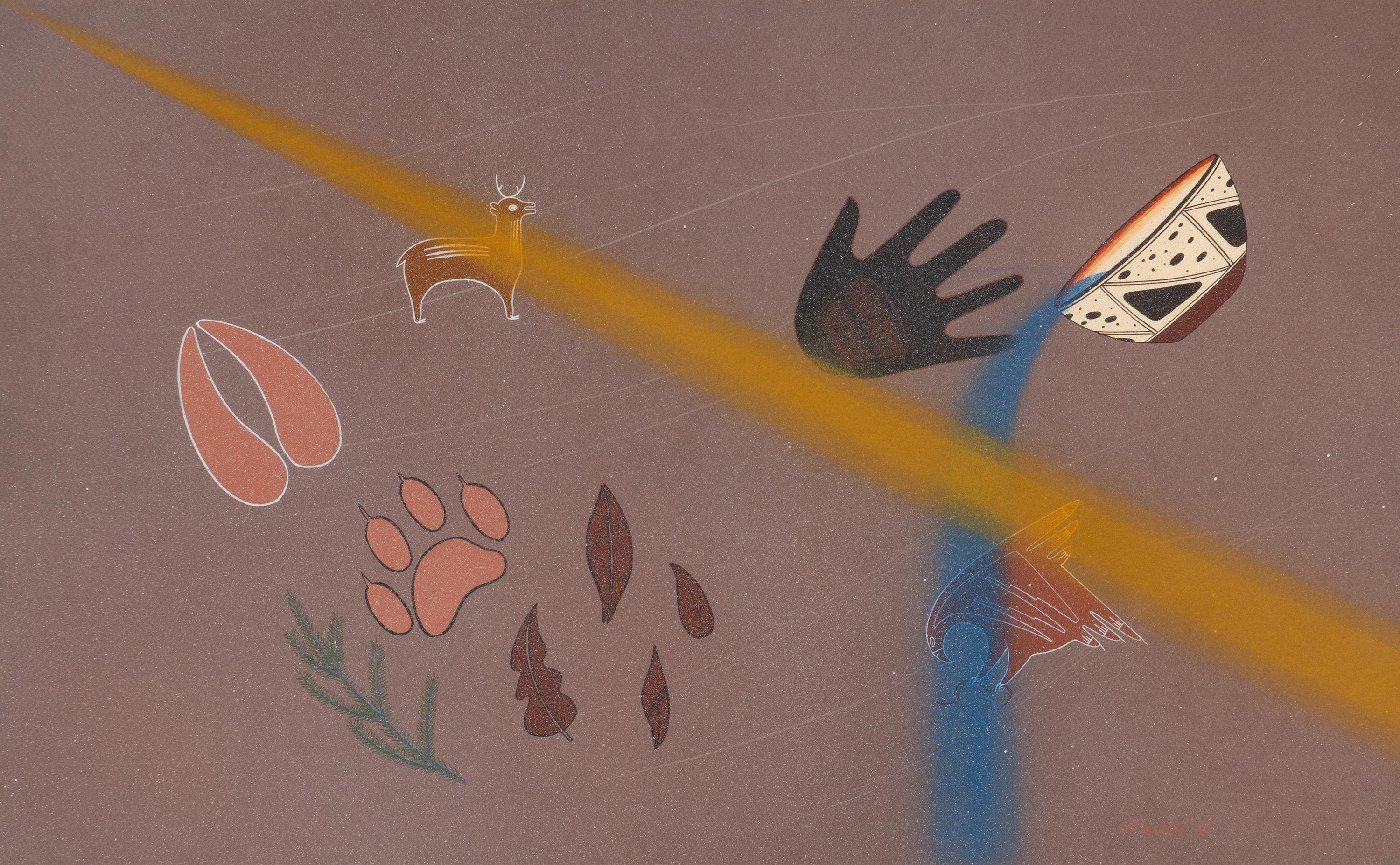 Charles Lovato (Kewa, 1937-1987) — And on the Sixth Day It Was Done , 1970