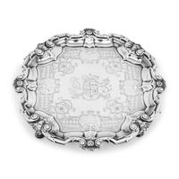 A George II Silver Waiter