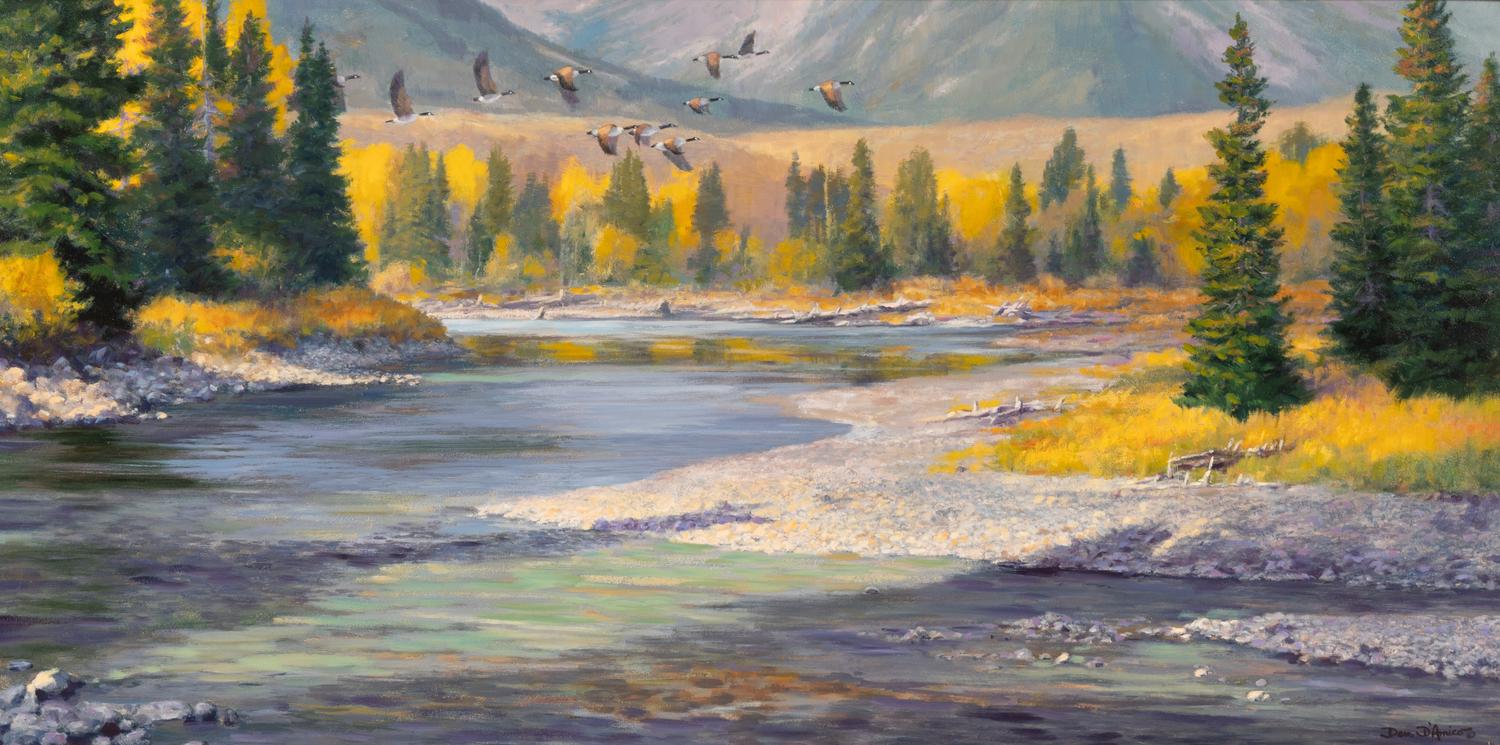 A Touch of Autumn (Canada Geese), 1996