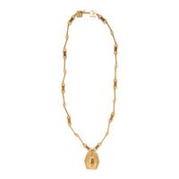 Pierre Cardin, Wood & Metal Necklace