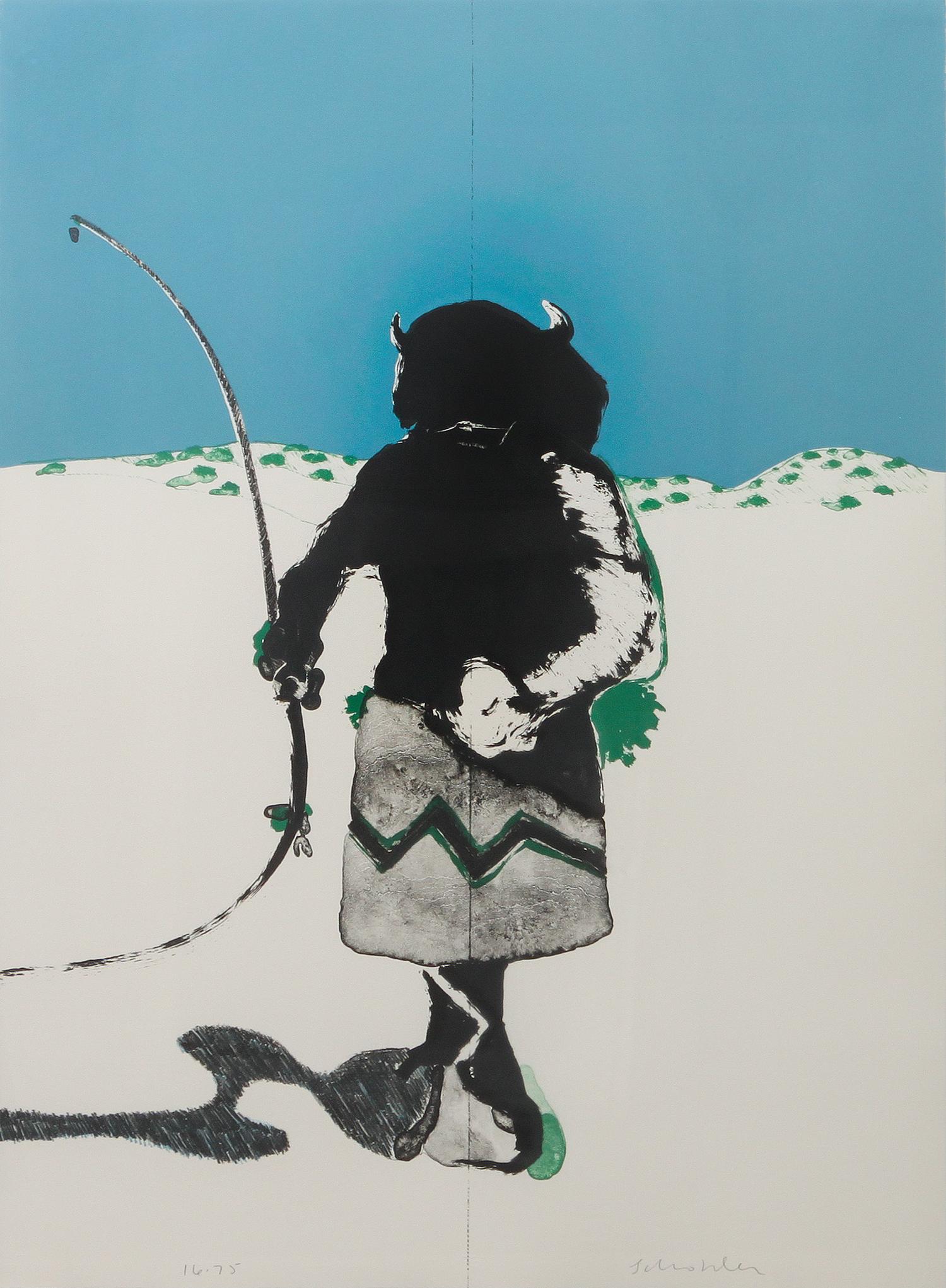 Fritz Scholder, (American, 1937-2005), The Buffalo Dancer
