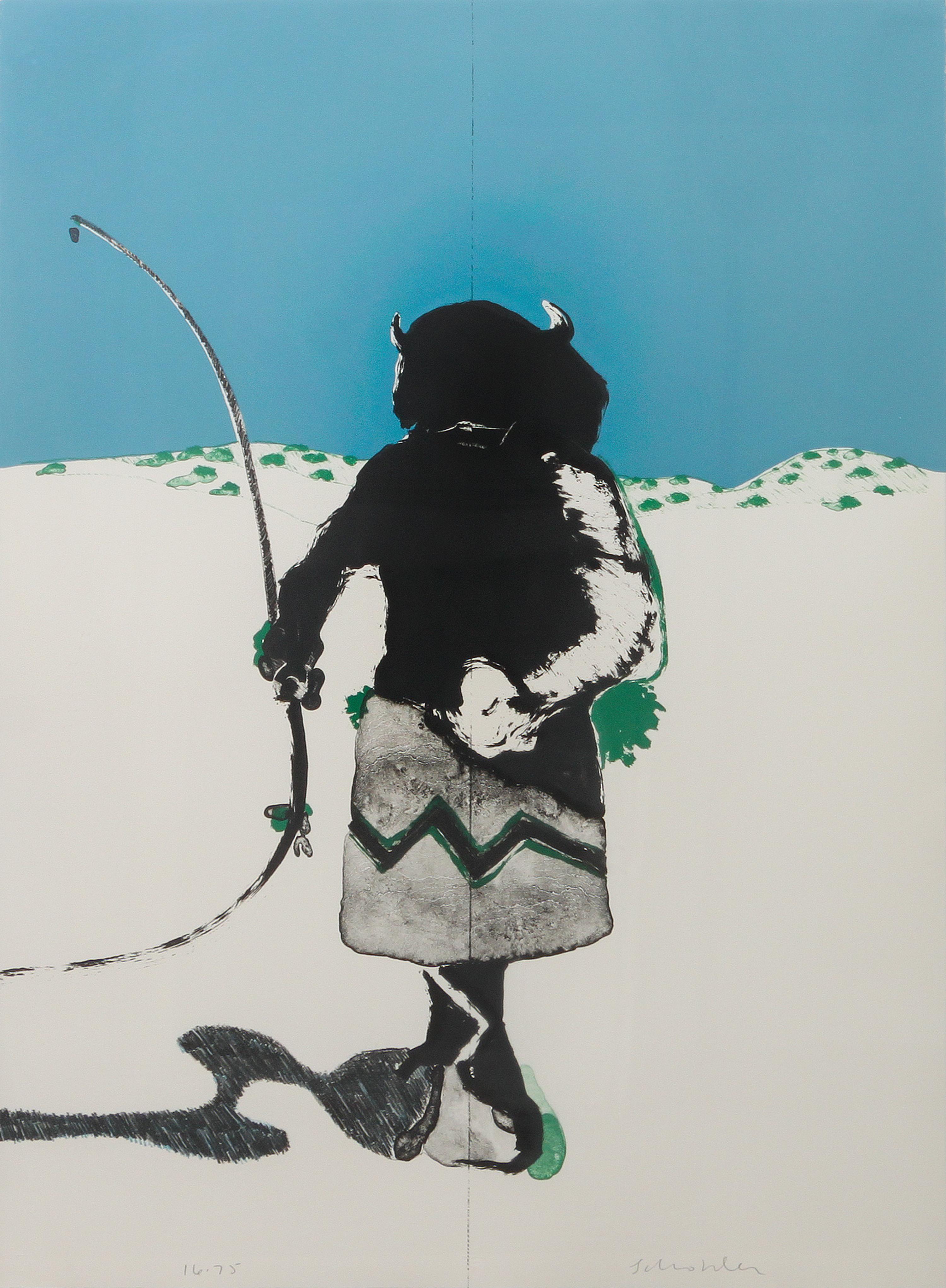 Fritz Scholder, (American, 1937-2005), The Buffalo Dancer