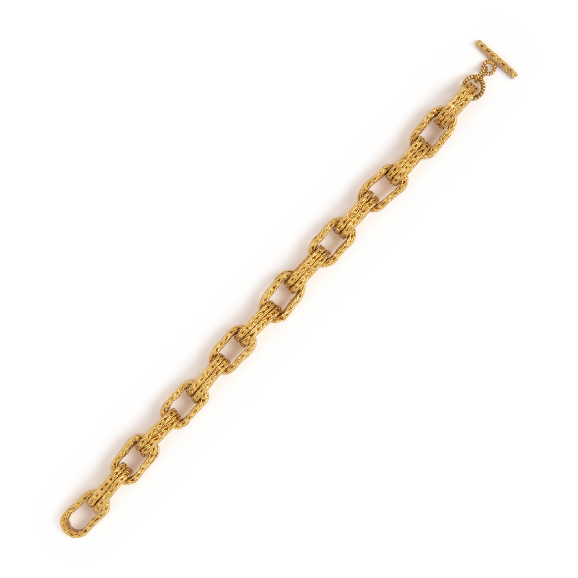 YELLOW GOLD BRACELET