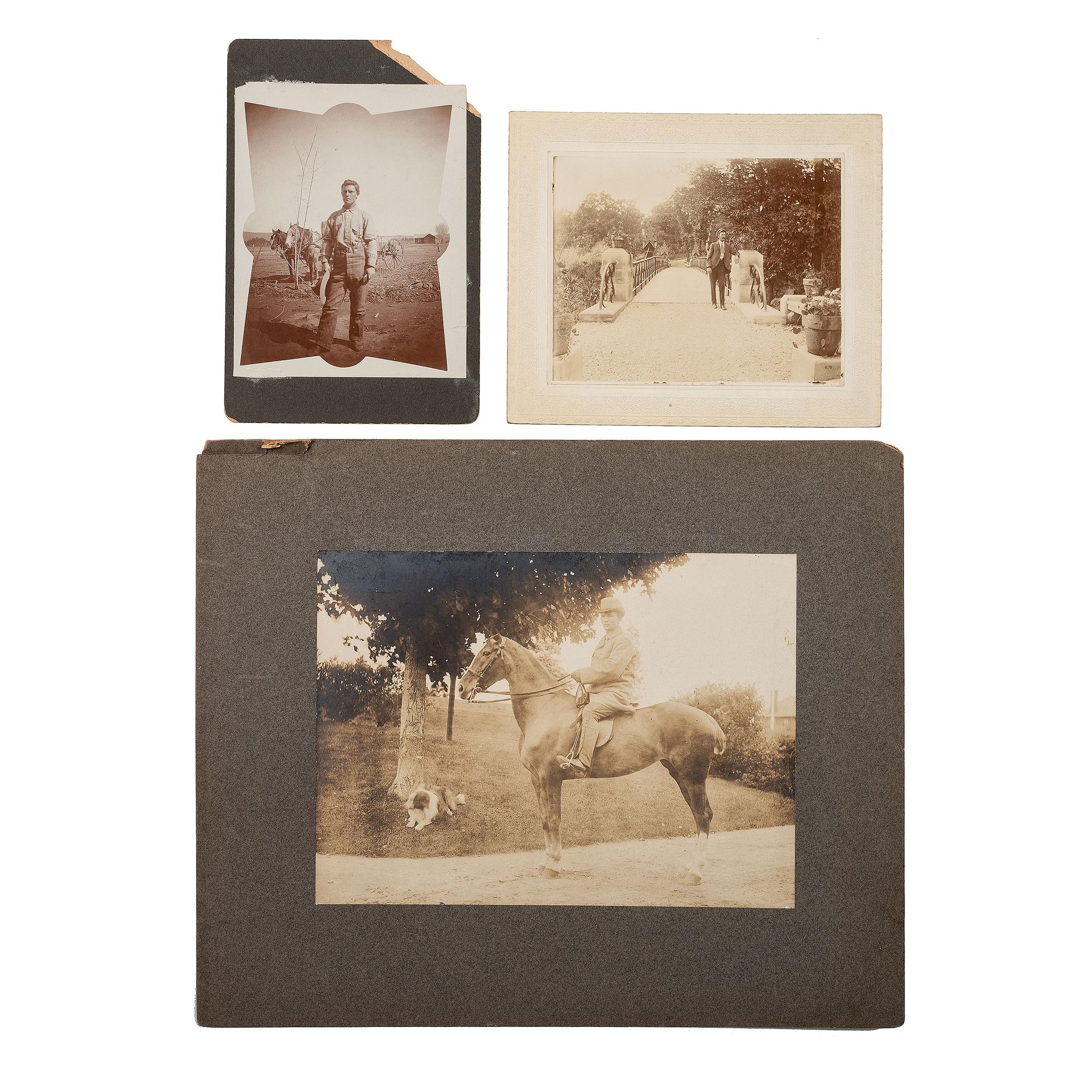 [EARLY PHOTOGRAPHY - PORTRAITURE]. A large group of over 240 portraits of men, primarily cabinet cards, comprising: