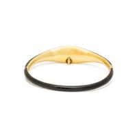 ANTIQUE, DIAMOND AND BLACK ENAMEL BRACELET