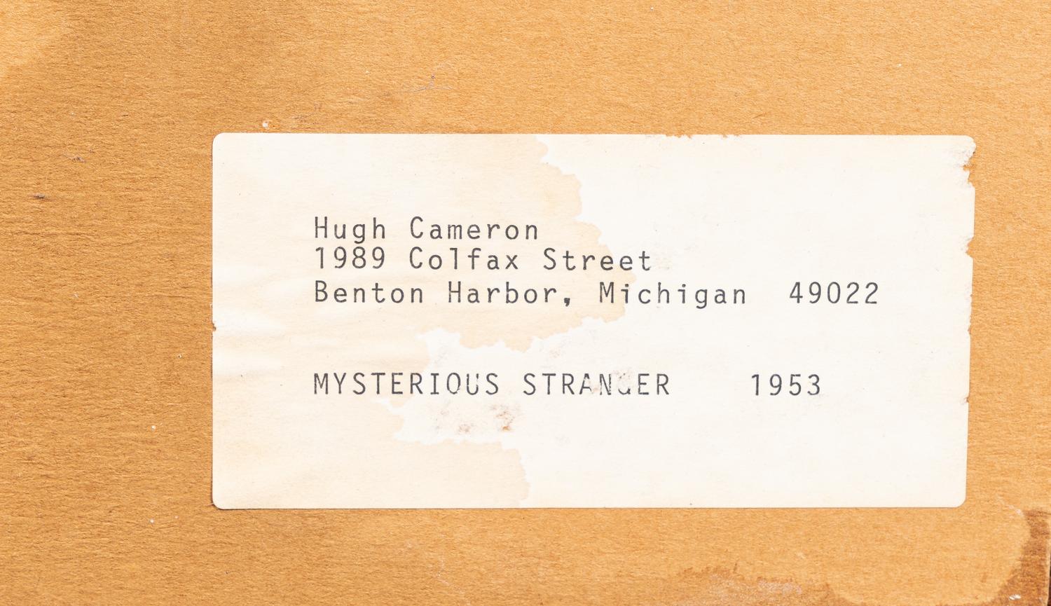 The Mysterious Stranger (Man, House, and Lady)