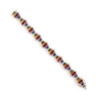 Bellarri, Multigem, Diamond and Yellow Gold Bracelet