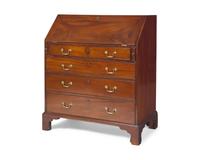 A Chippendale Cherry Slant-Front Desk