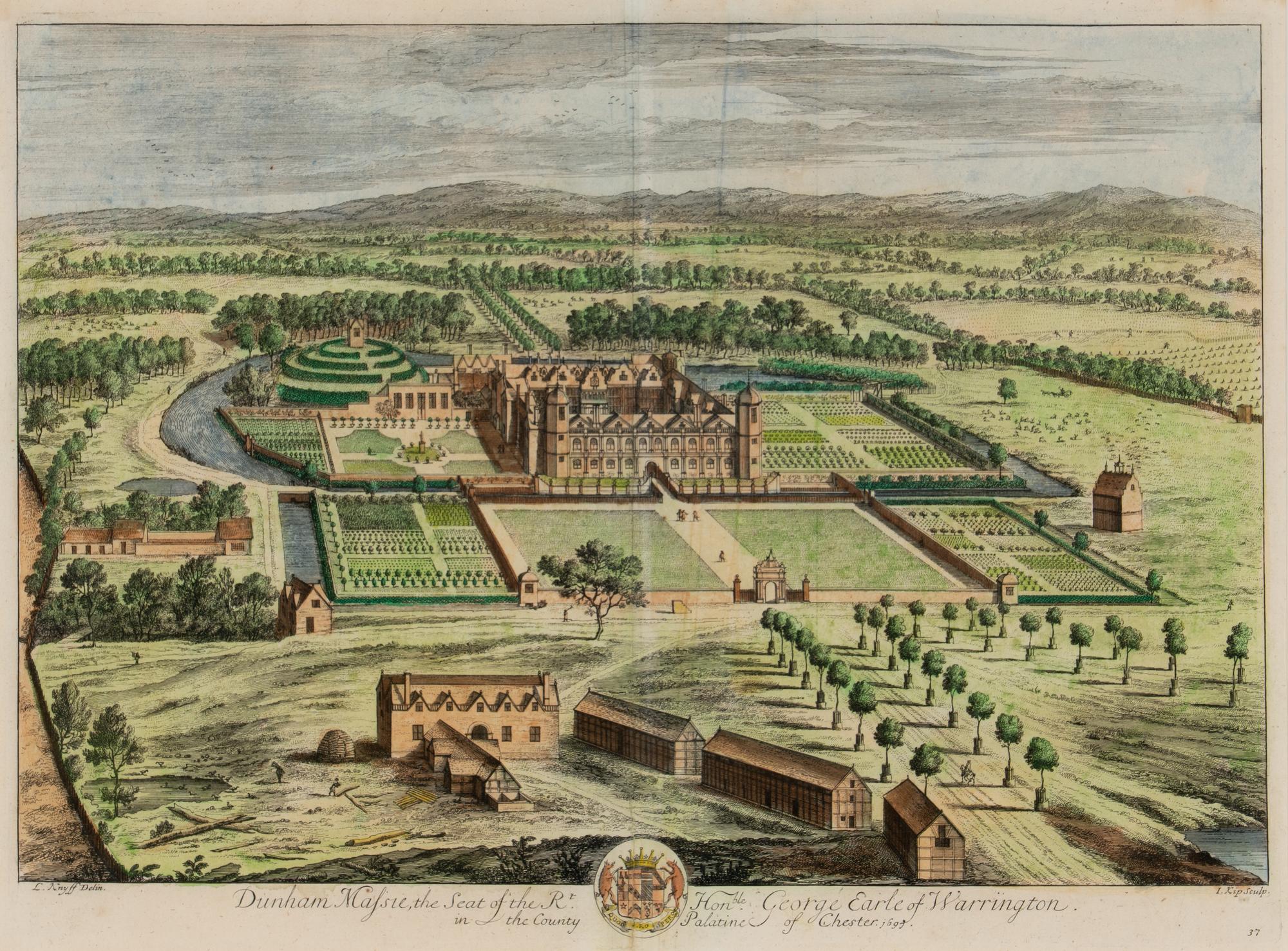A Set of Eight Hand-Colored Engravings