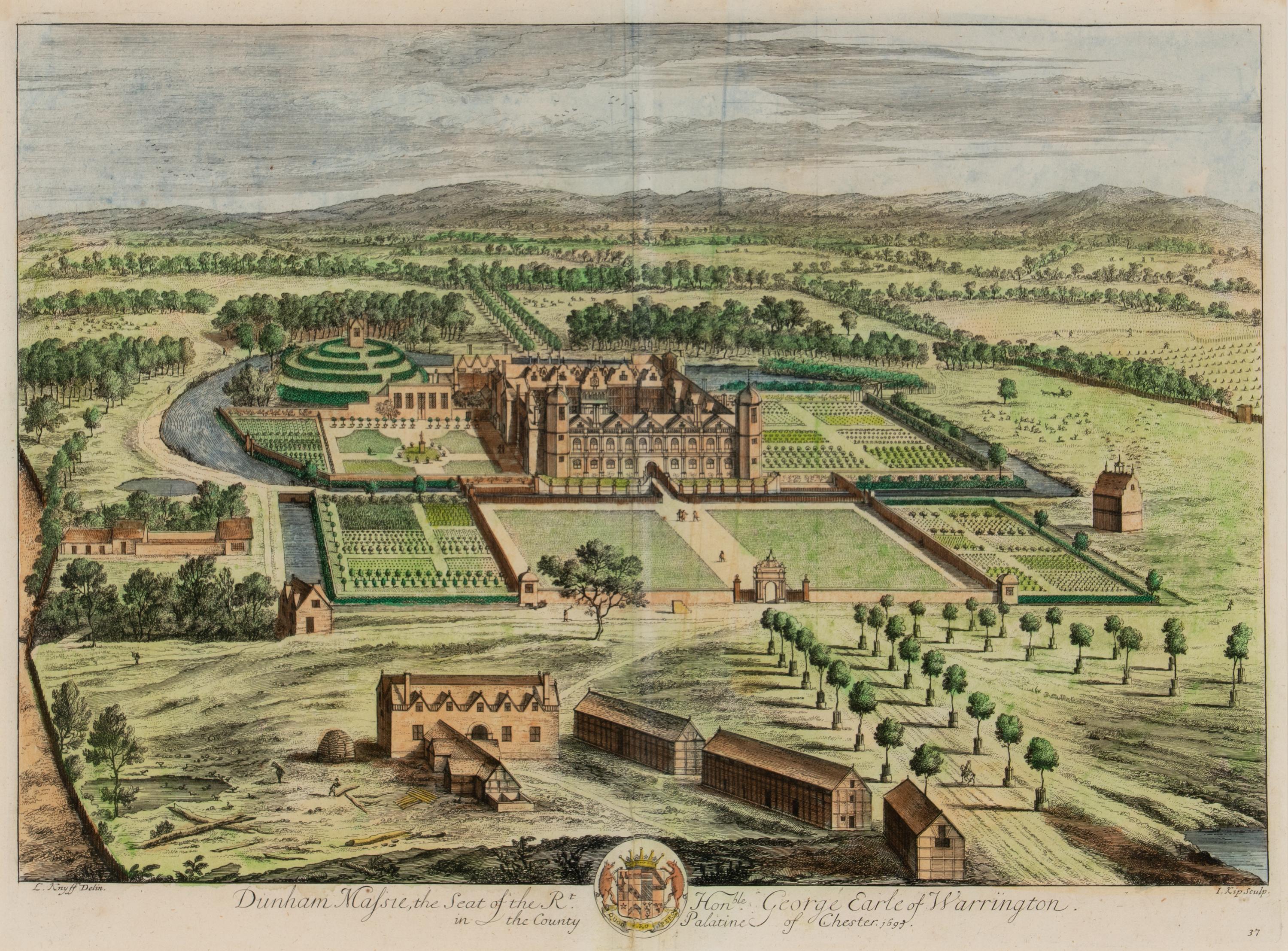 A Set of Eight Hand-Colored Engravings