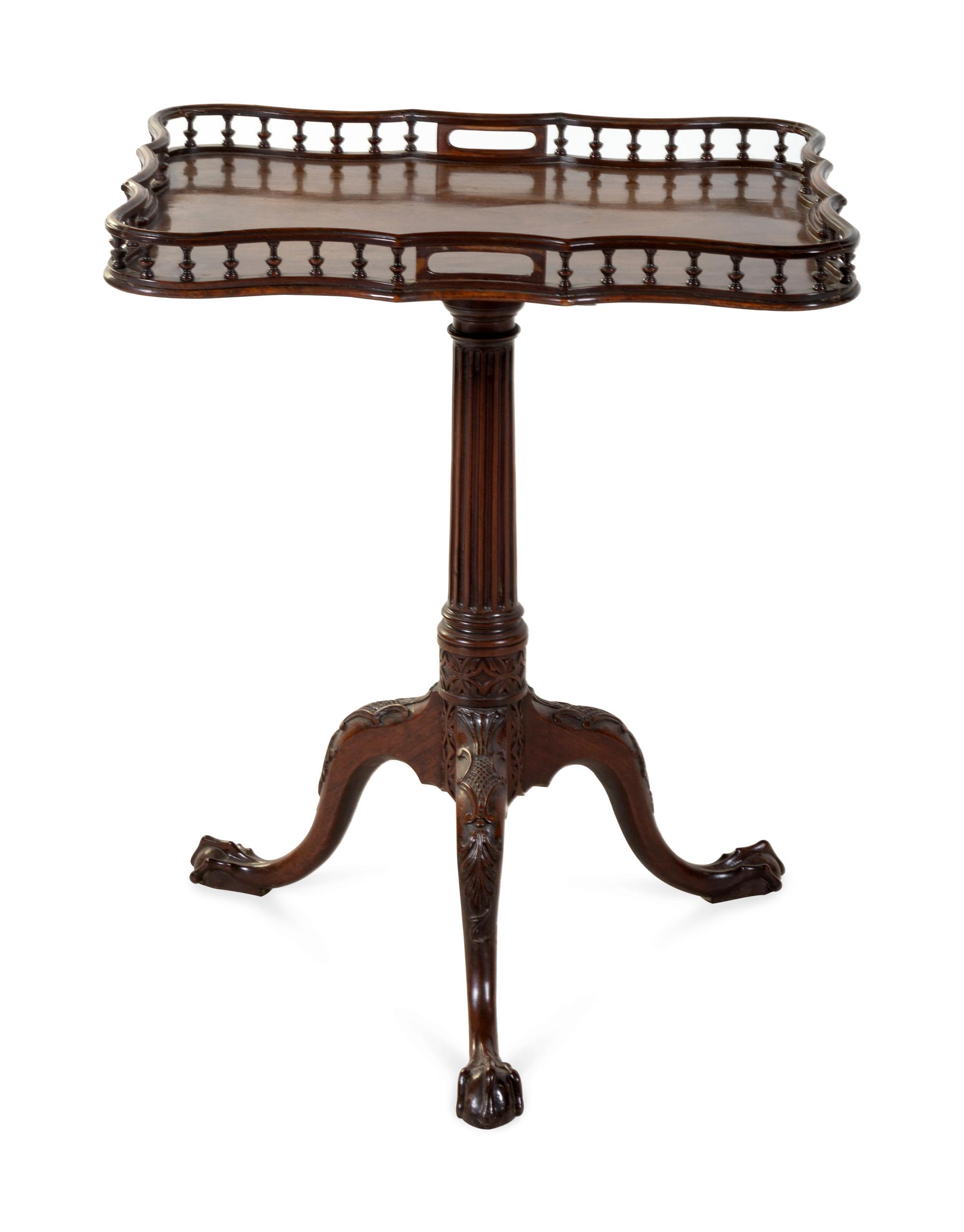 A George III Mahogany Silver Table