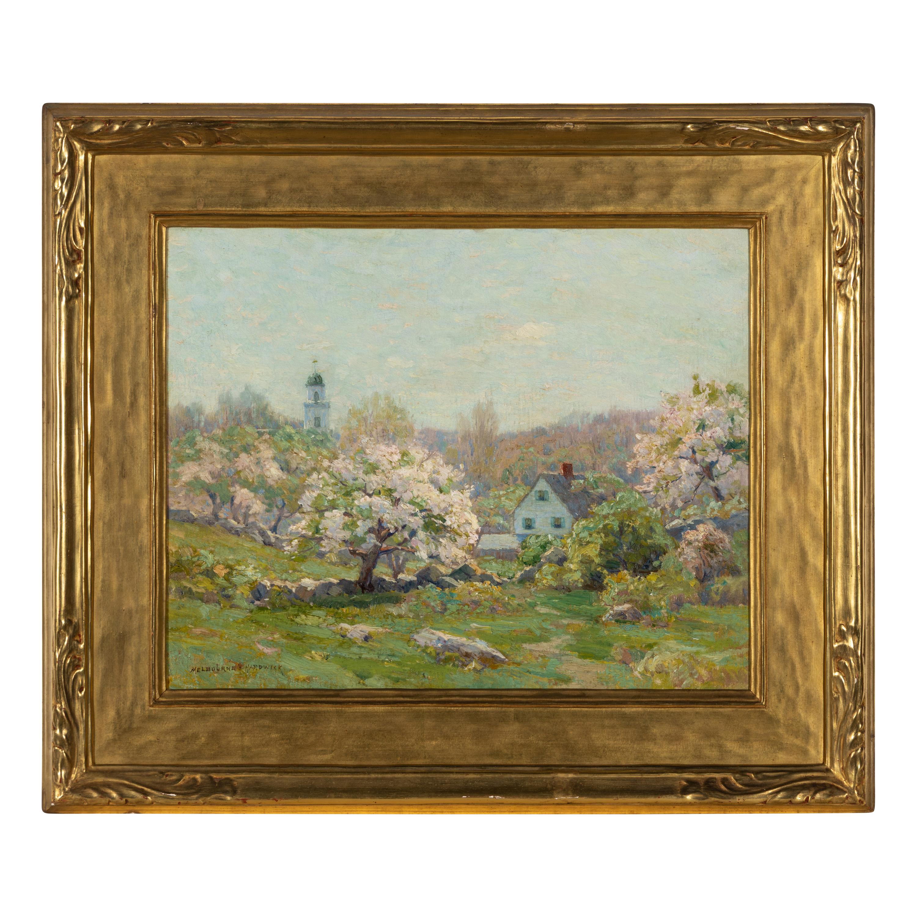Melbourne H. Hardwick (American, 1857–1916) — Appleblossoms Landscape