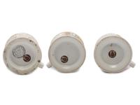 Three Tradesmen's Porcelain Occupational Shaving Mugs
