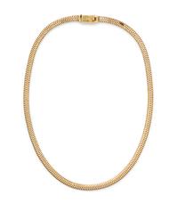 A 14 Karat Yellow Gold Square Snake Chain Necklace, Forstner. 23.00 dwts.