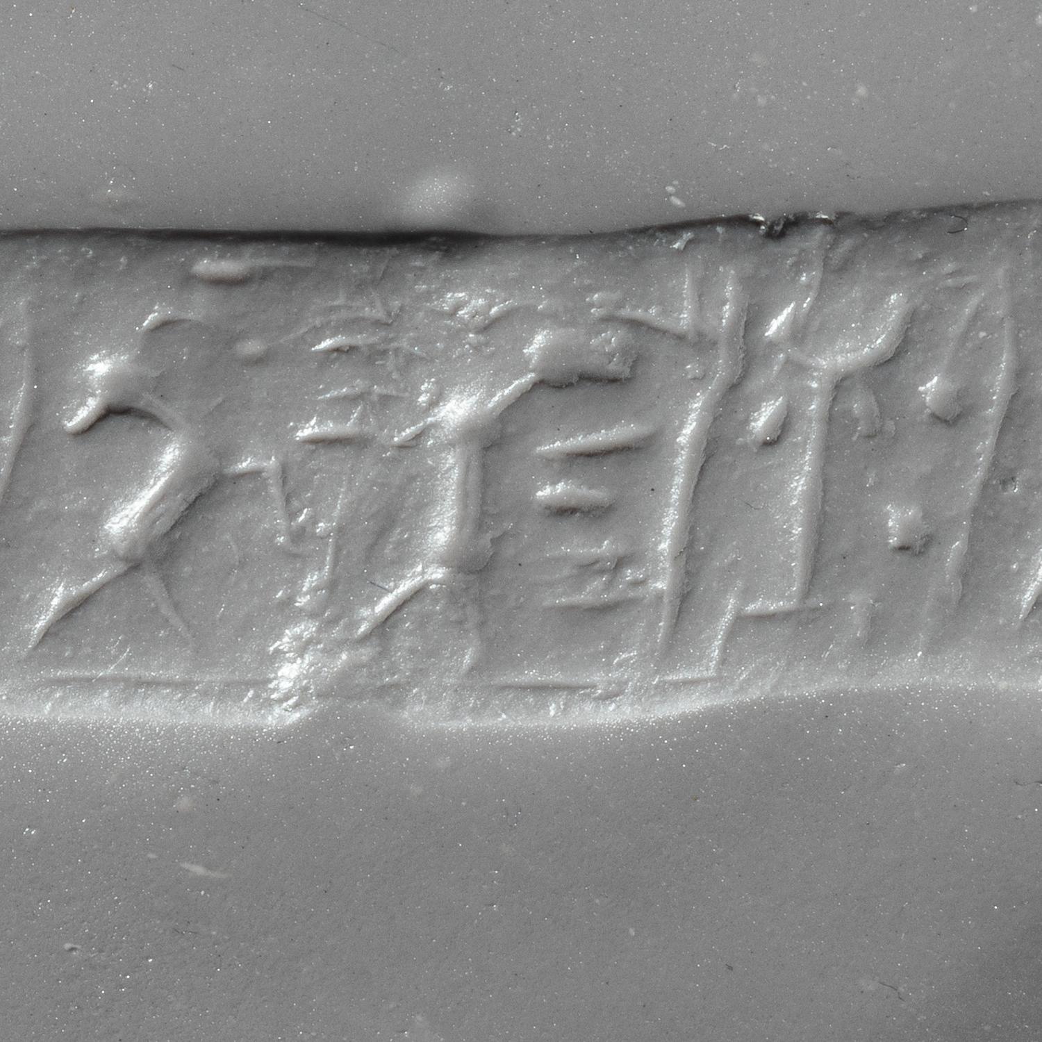 Nine Near Eastern Stone Cylinder Seals
