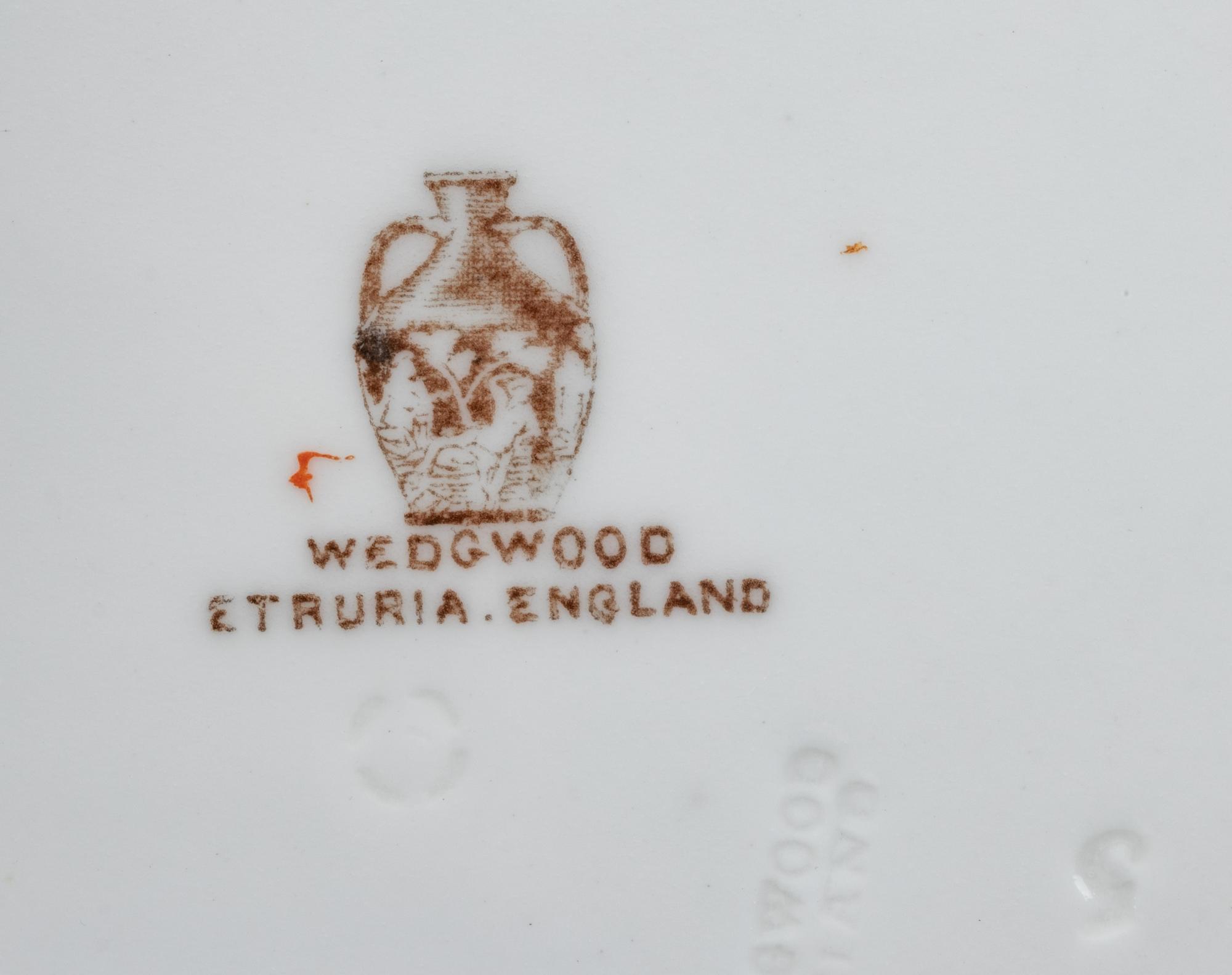 A Wedgwood Nautilus Porcelain Dessert Service