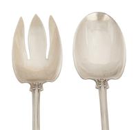 A Tiffany and Co. English King Silver Salad Set
