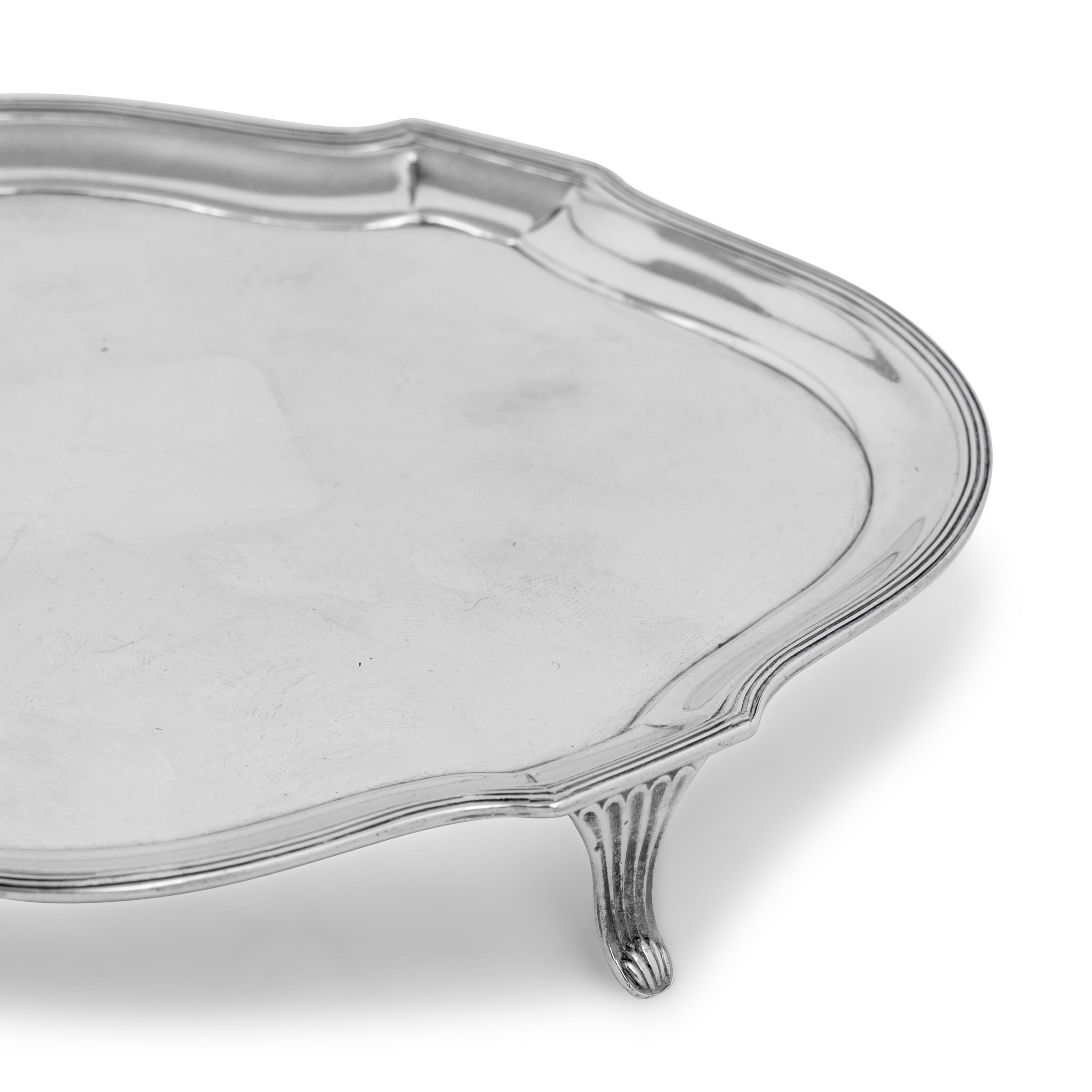 A George III Silver Kettle Stand
