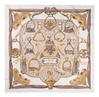 Three Hermès 90cm Silk Scarves