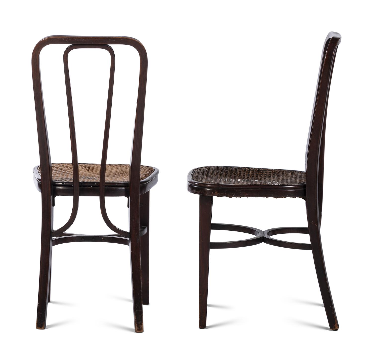 A Pair of Thonet Bentwood Side Chairs
