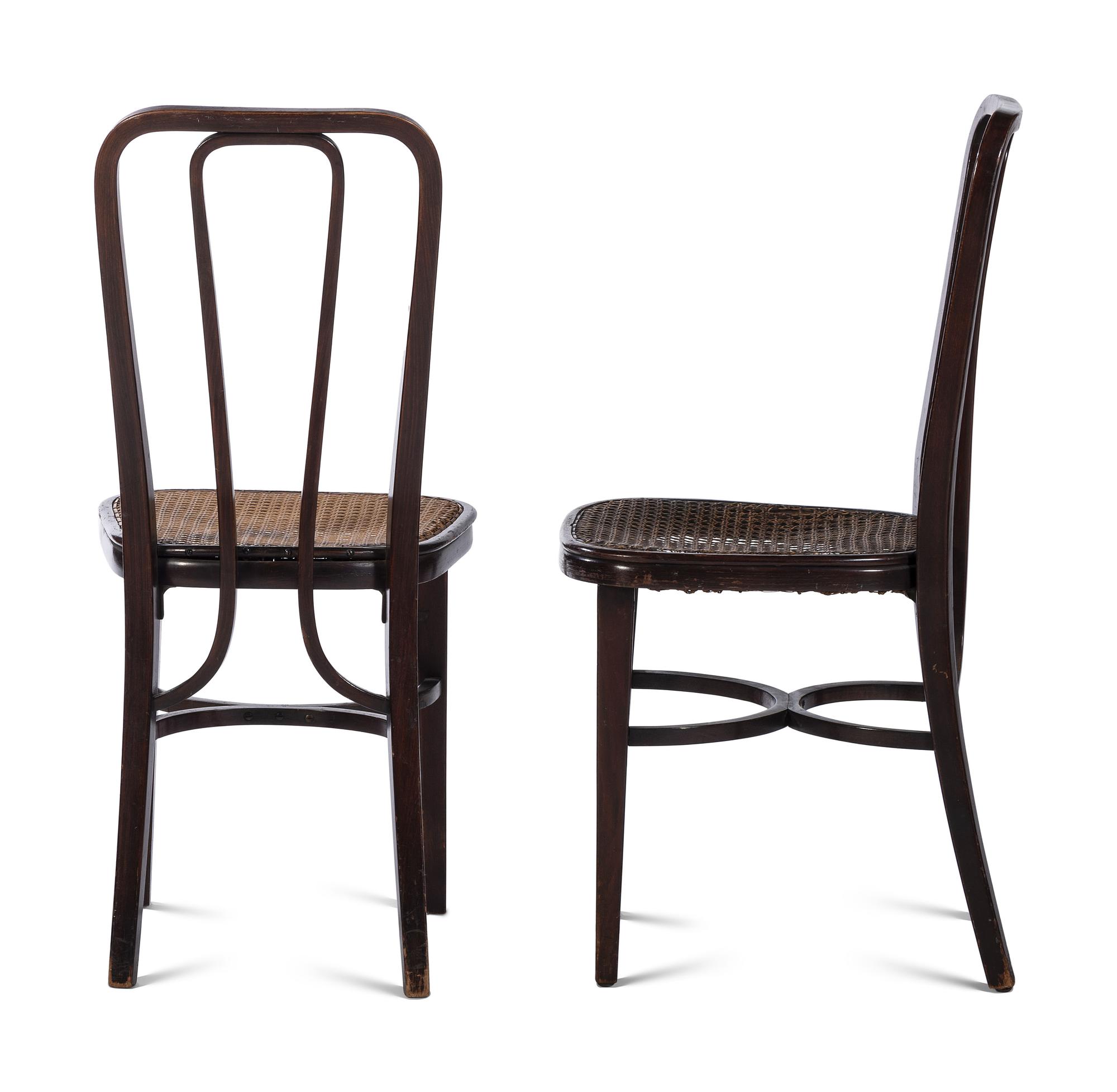 A Pair of Thonet Bentwood Side Chairs