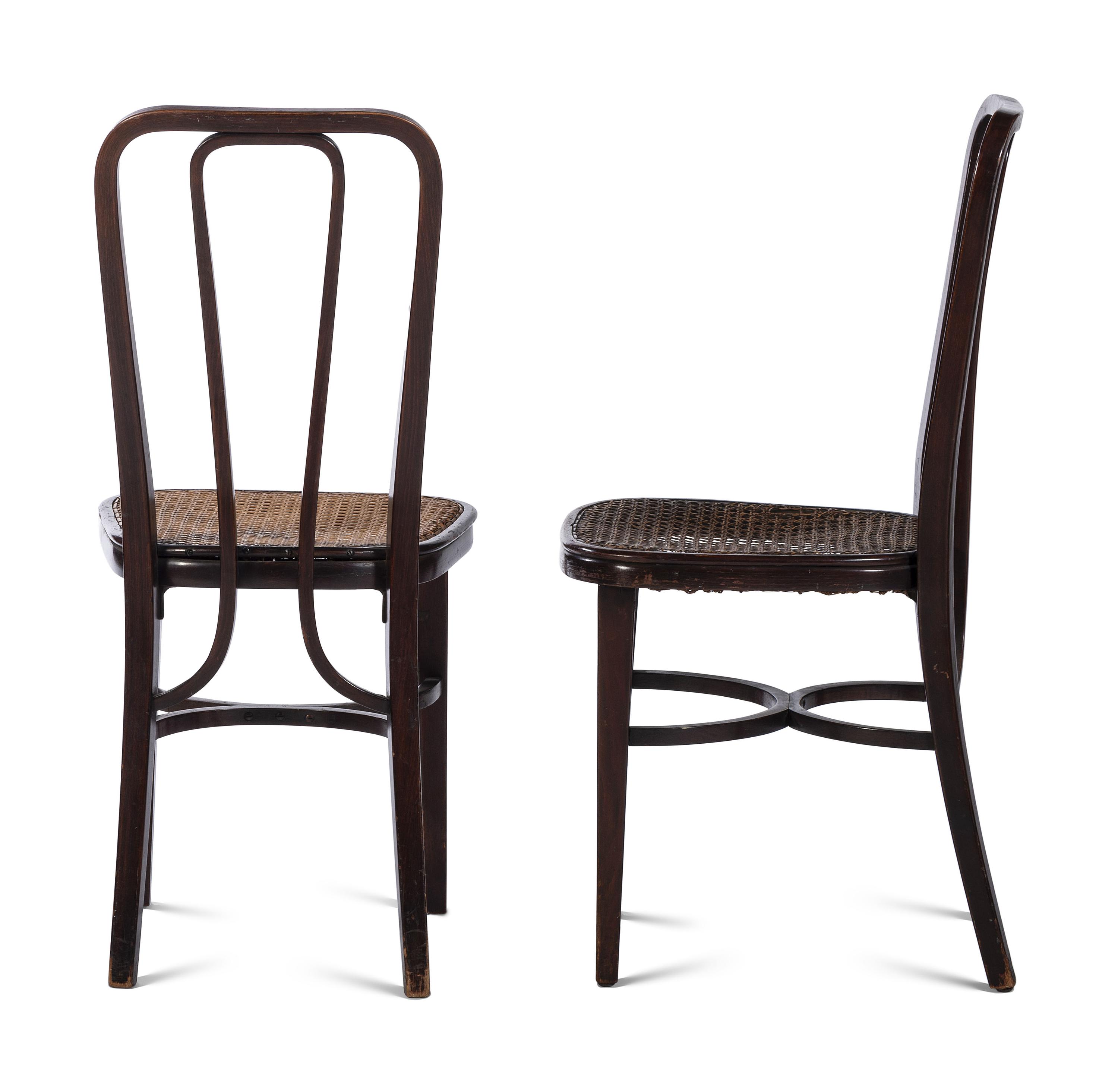 A Pair of Thonet Bentwood Side Chairs