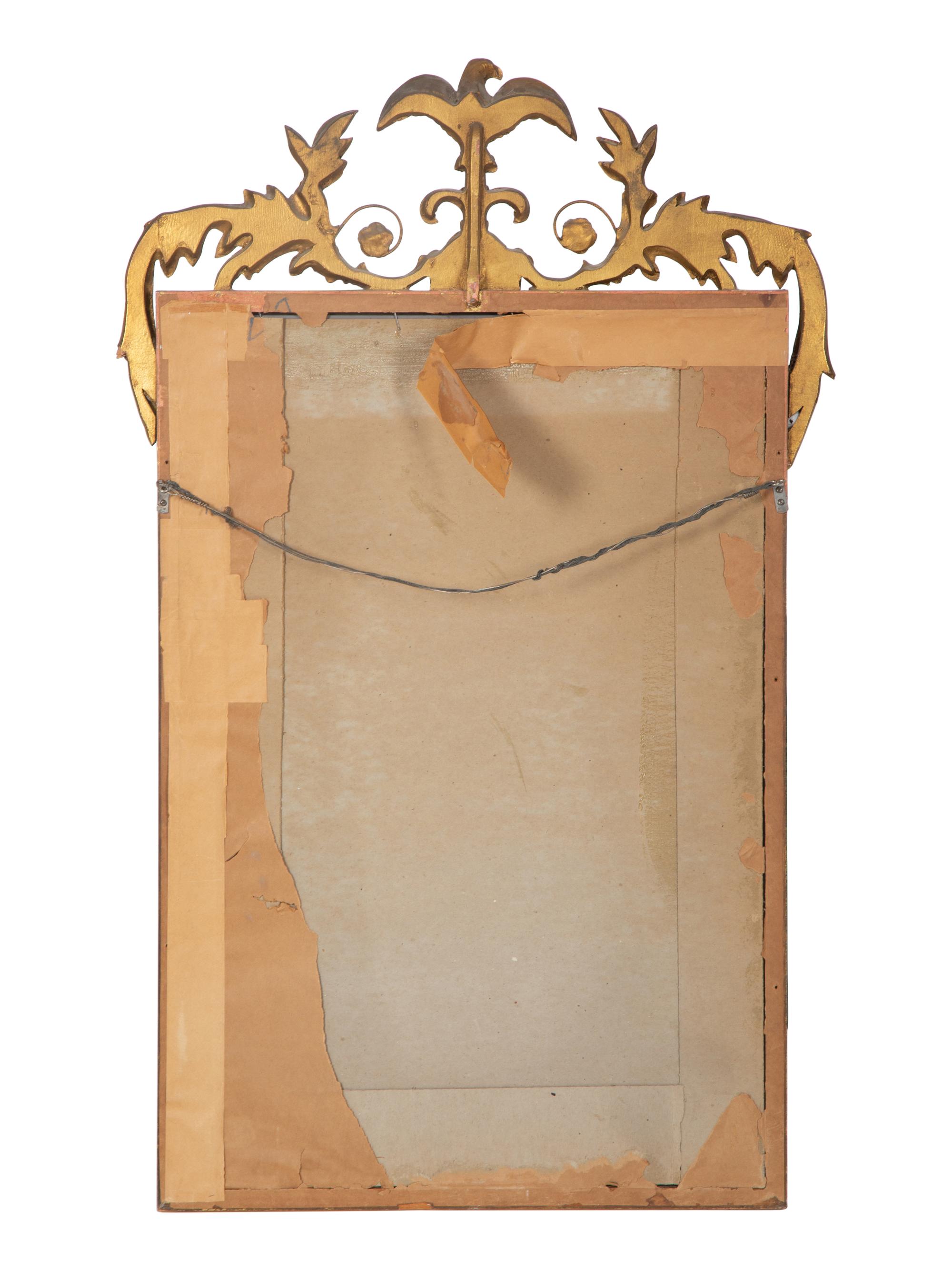 A Neoclassical Style Giltwood Mirror