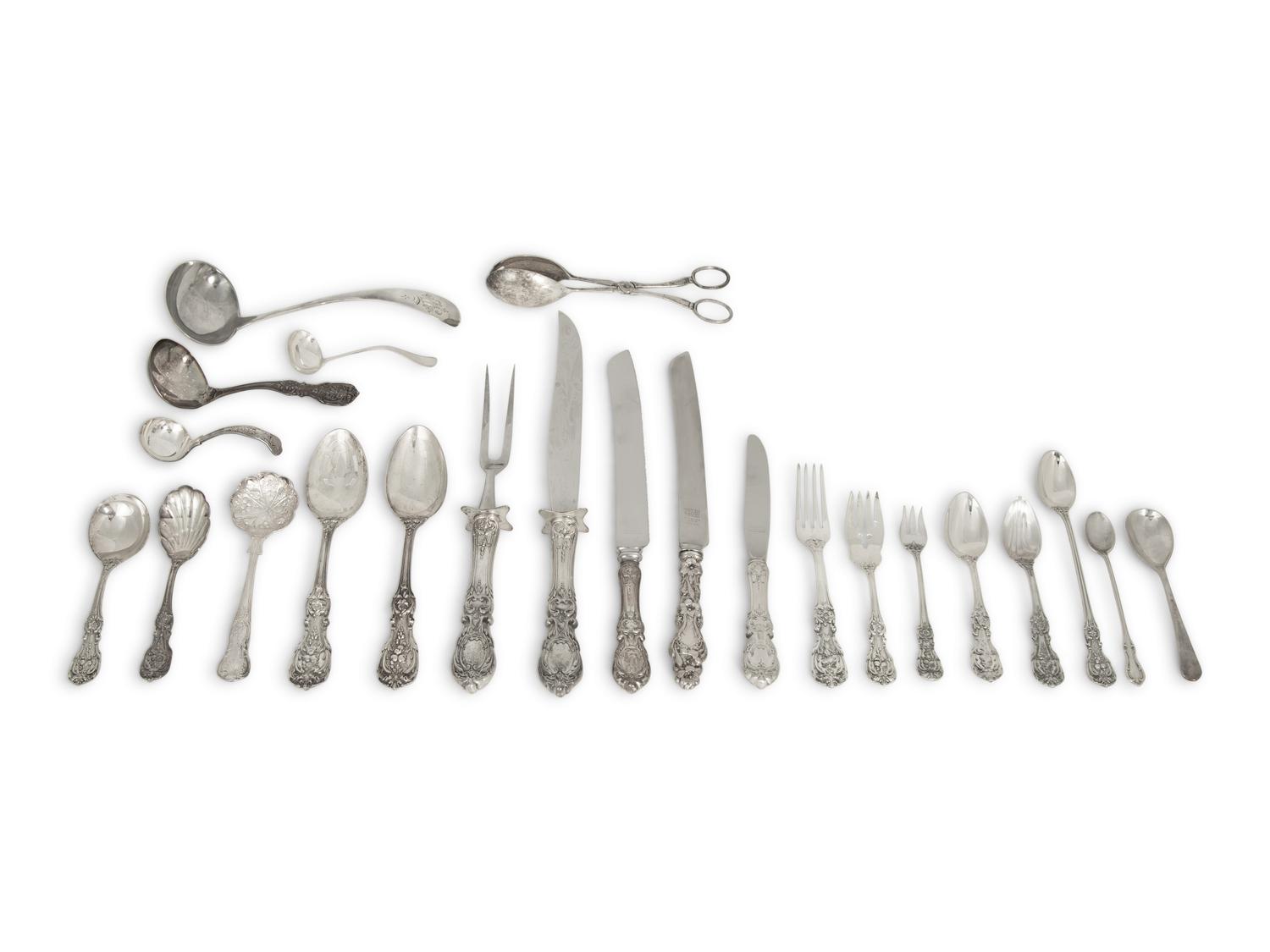 An American Silver Francis I Flatware Service