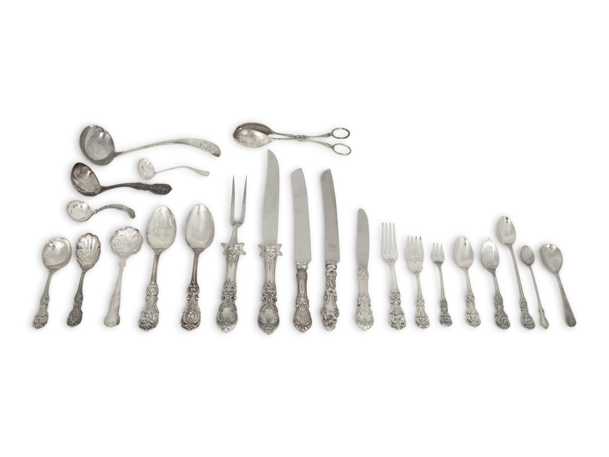 An American Silver Francis I Flatware Service
