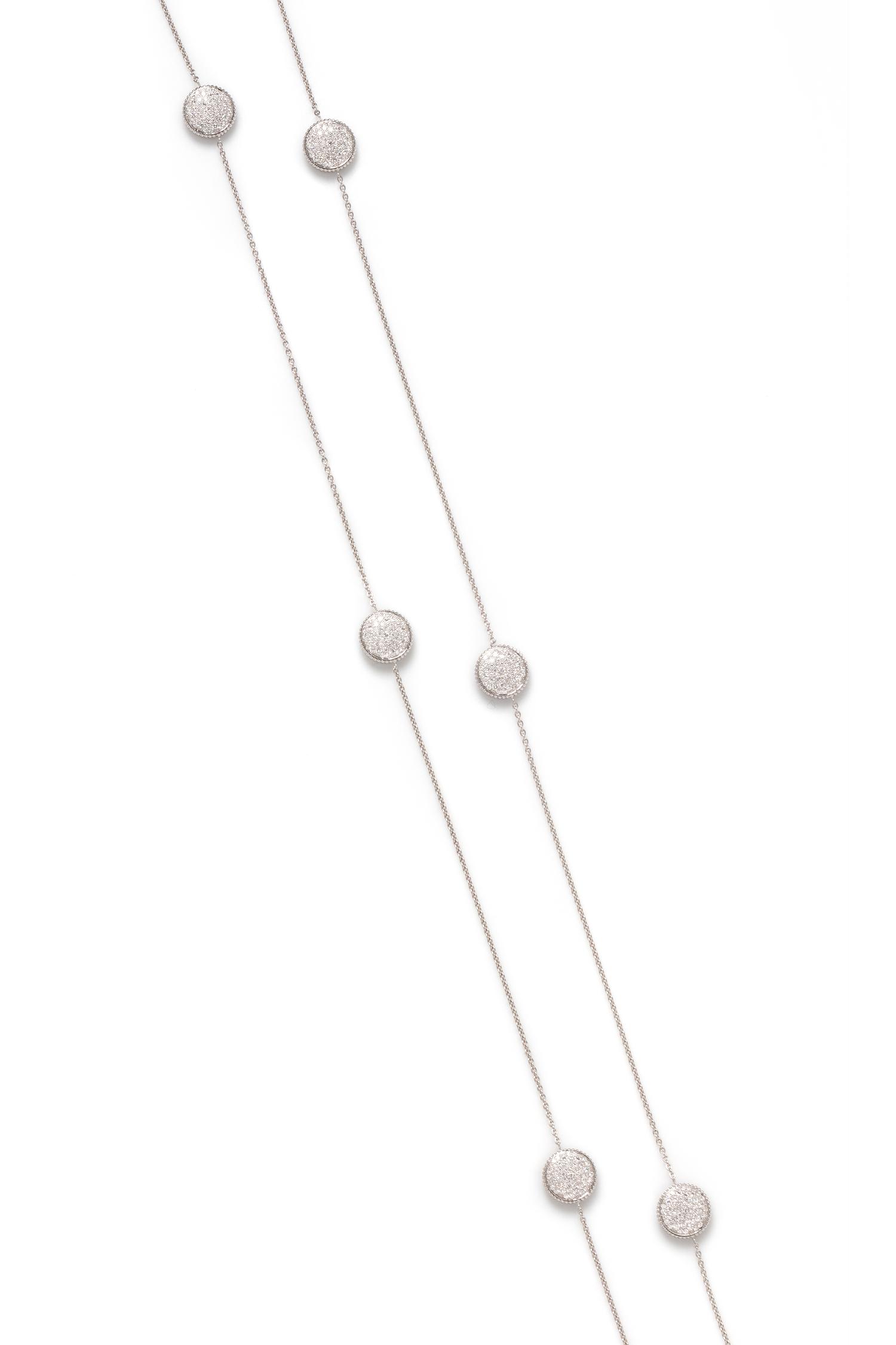 DIOR, FRENCH, PAIR OF DIAMOND 'ROSE DE VENTS' LONGCHAIN NECKLACES
