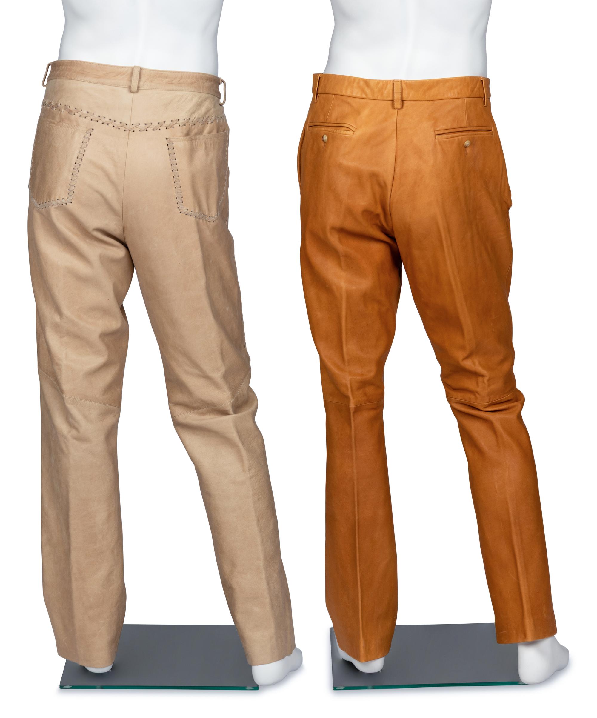 Two Pairs of Leather Pants