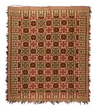 A Signed Woven Coverlet