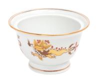 A Meissen Cup Height 2 1/8 x diameter 3 1/2 inches.