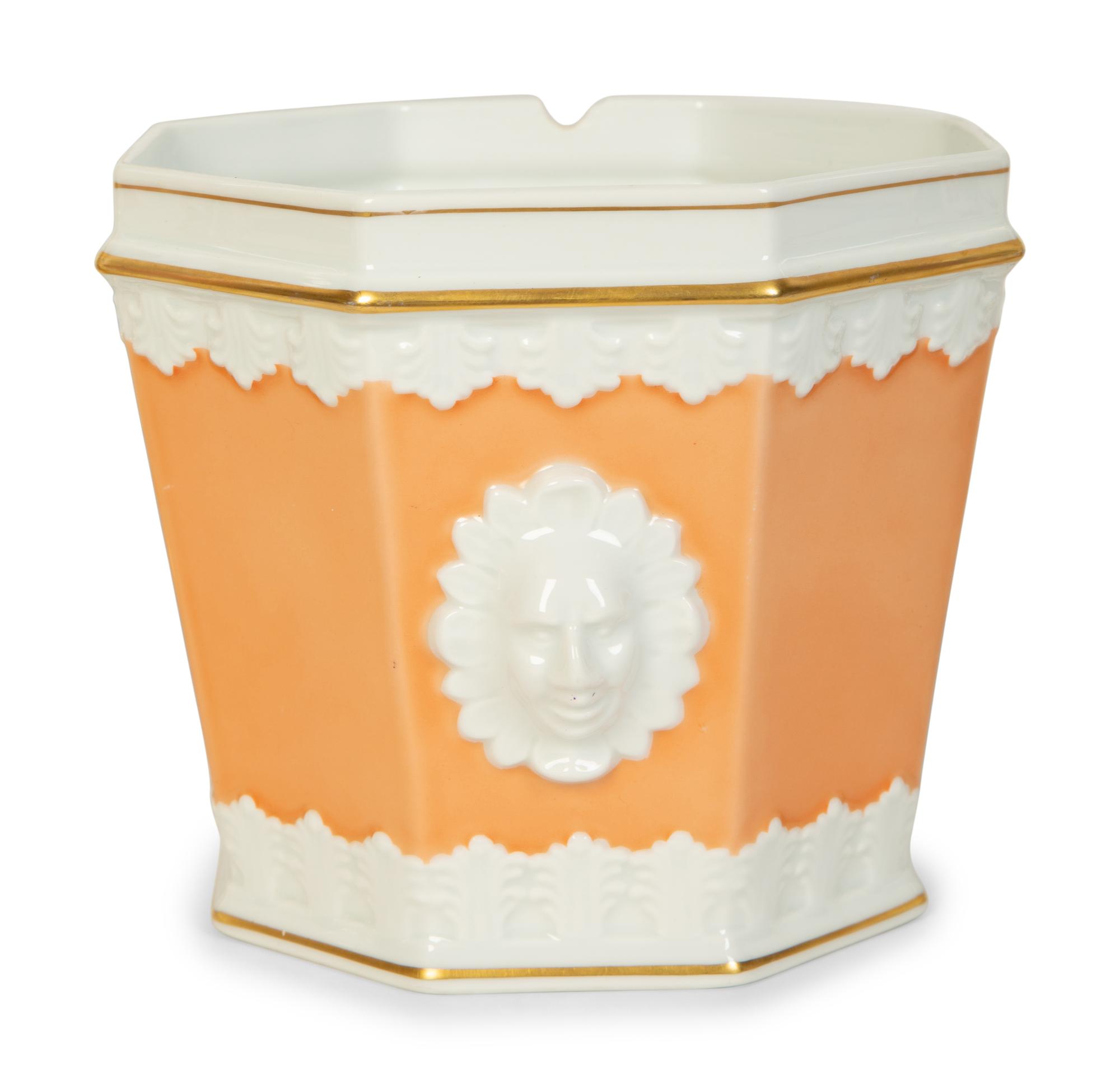 Three Mottahedeh Porcelain Articles