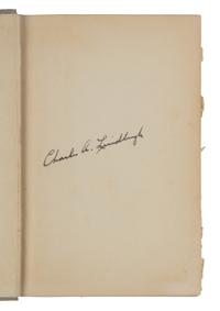 LINDBERGH, Charles. (1902-1974). "We" . New York: Grosset & Dunlap, 1928.