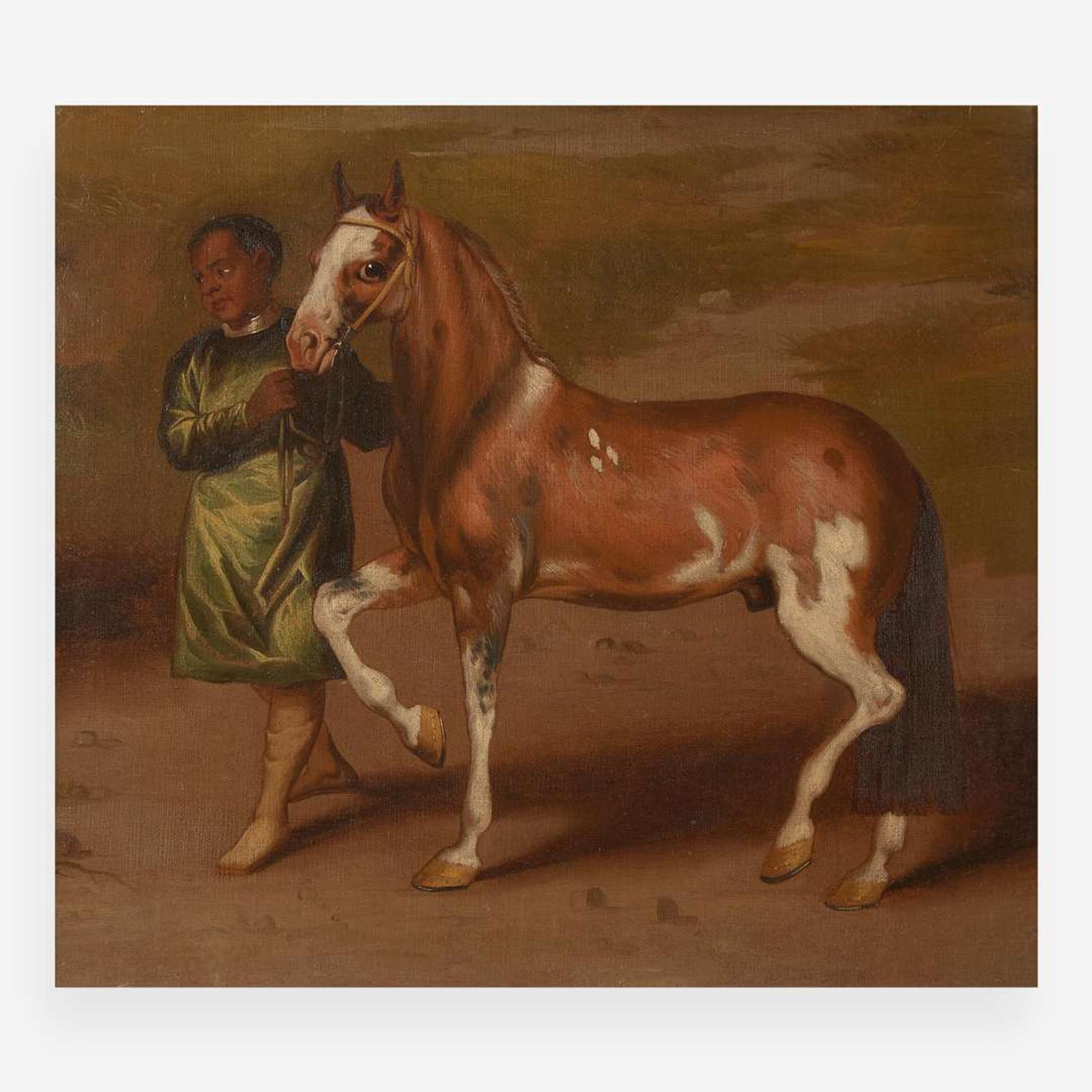 After Abraham van Diepenbeeck (Flemish, 1596–1675) | British School (17th Century) The Duke of Newcastle’s Manège Horses (A Pair)