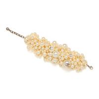 Chanel, Stacked Gripoix Pearl Bracelet