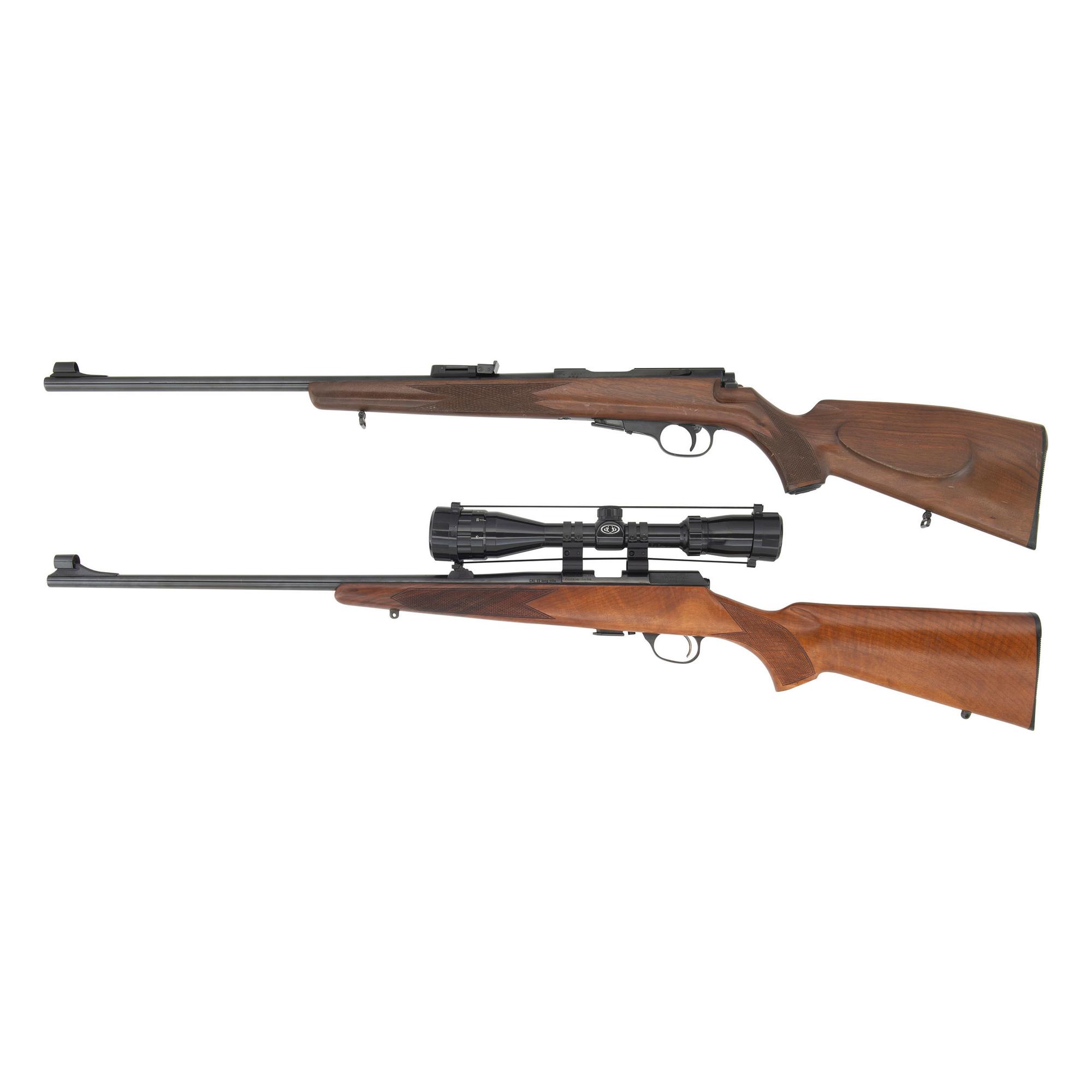 * Lot of 2 Bolt Action .22cal Rifles Including: Walther KKJ and Remington Model Five