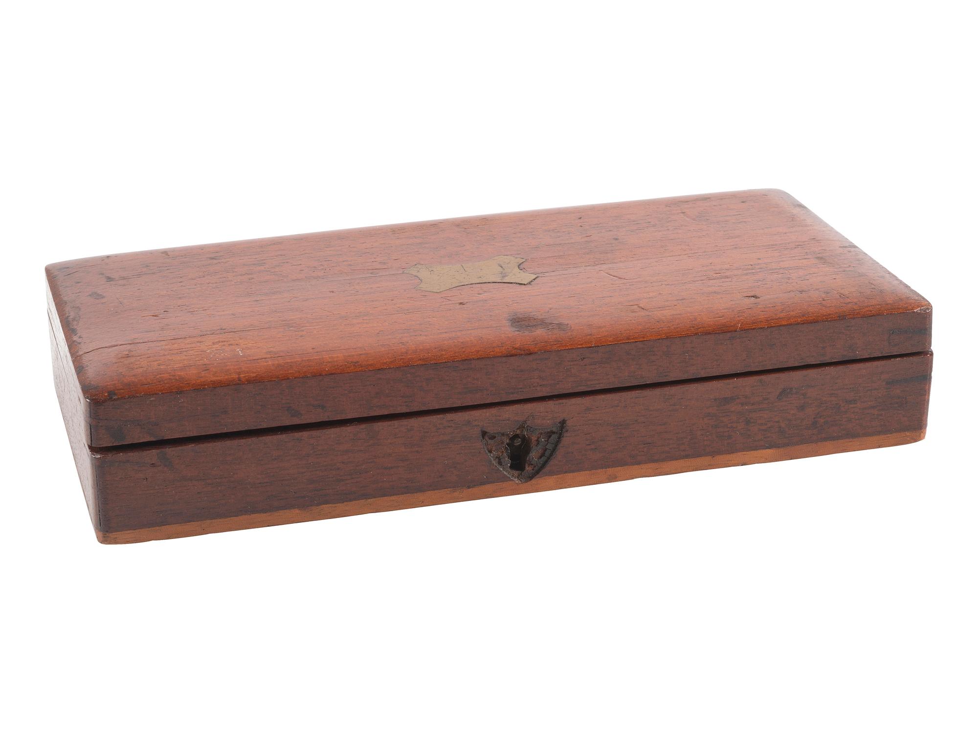 [CIVIL WAR]. Drafting set with tools marked "USN." Ca 19th century.