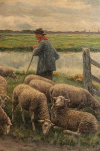 Pastoral Landscape with Windmill