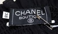 A Chanel Black Swimsuit Ensemble, Size 40, pant size 38.