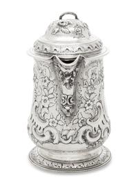 A George II Silver Covered Tankard
