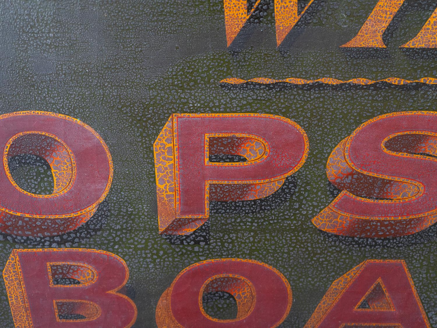 A Pair of Very Large Victorian Hand-Painted Trade Signs