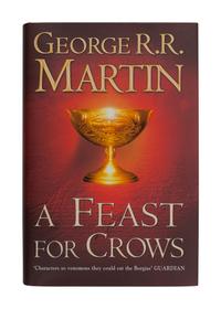 MARTIN, George R. R. (b. 1948). [A Song of Ice and Fire series:] A Game of Thrones -- A Clash of Kings -- A Storm of Swords -- A Feast for Crows . London: Voyager, Harper Collins, 1996, 1998, 2000, 2005.