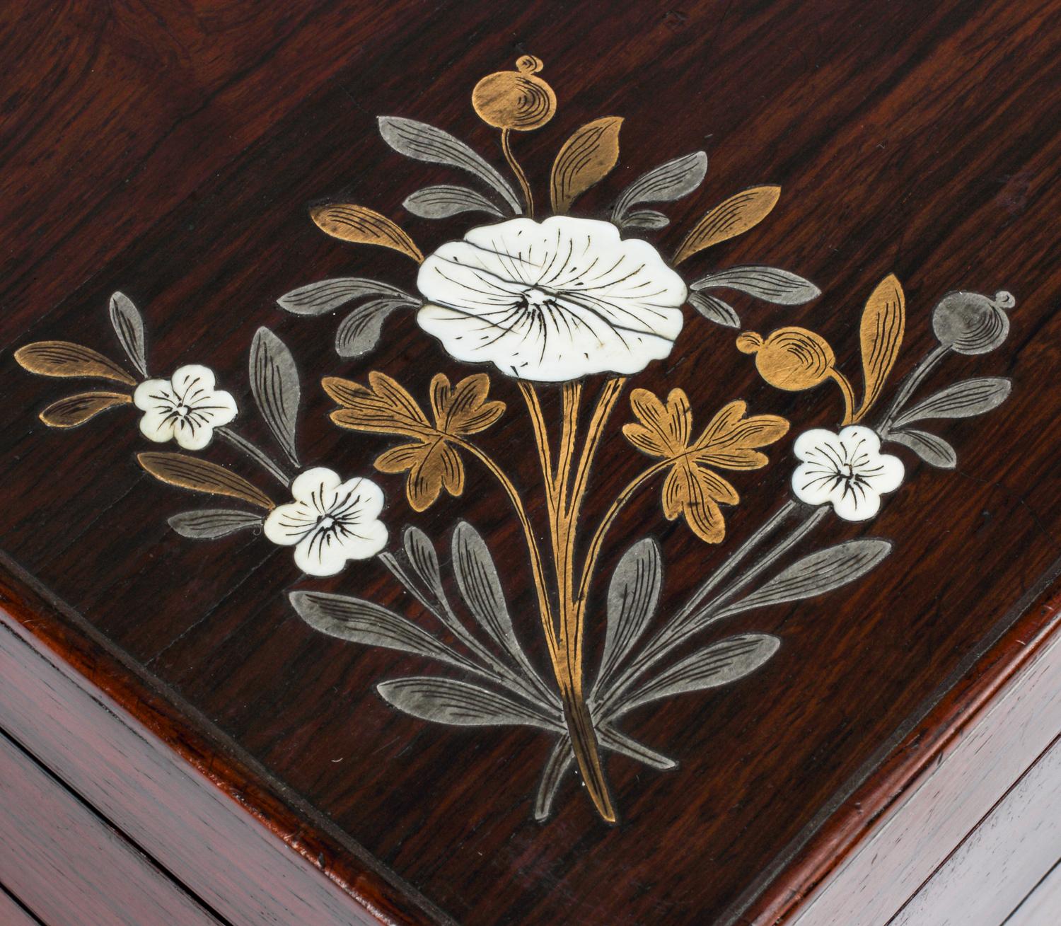 An English Inlaid Writing Box