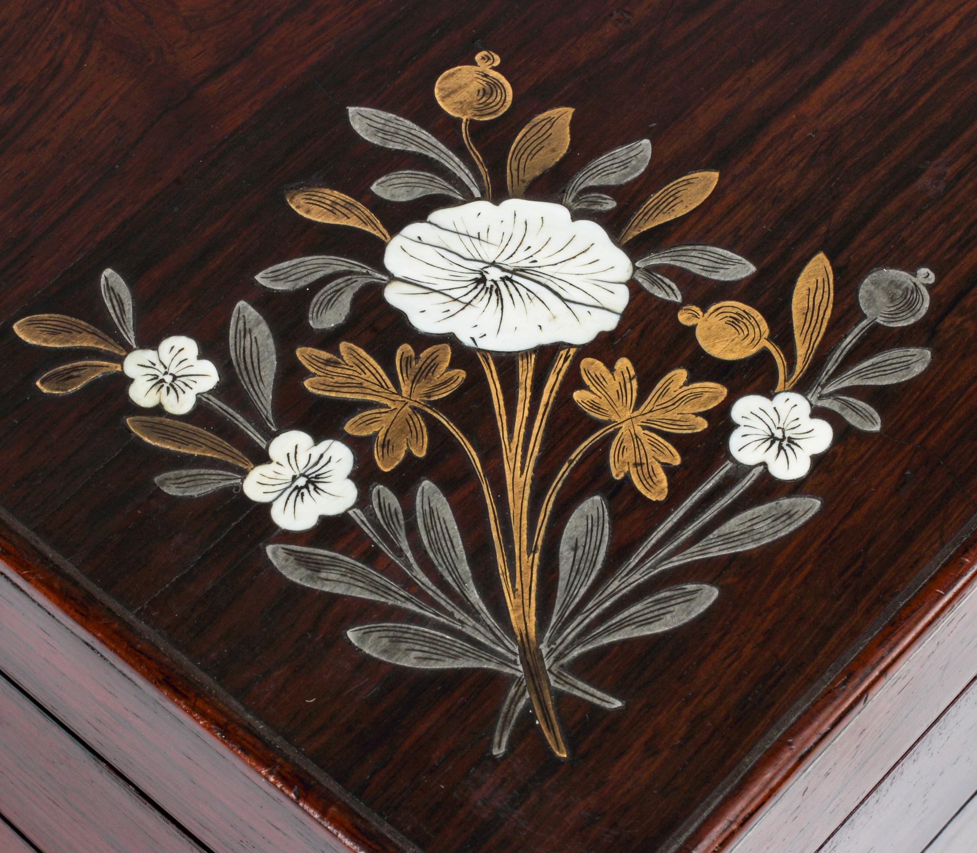 An English Inlaid Writing Box