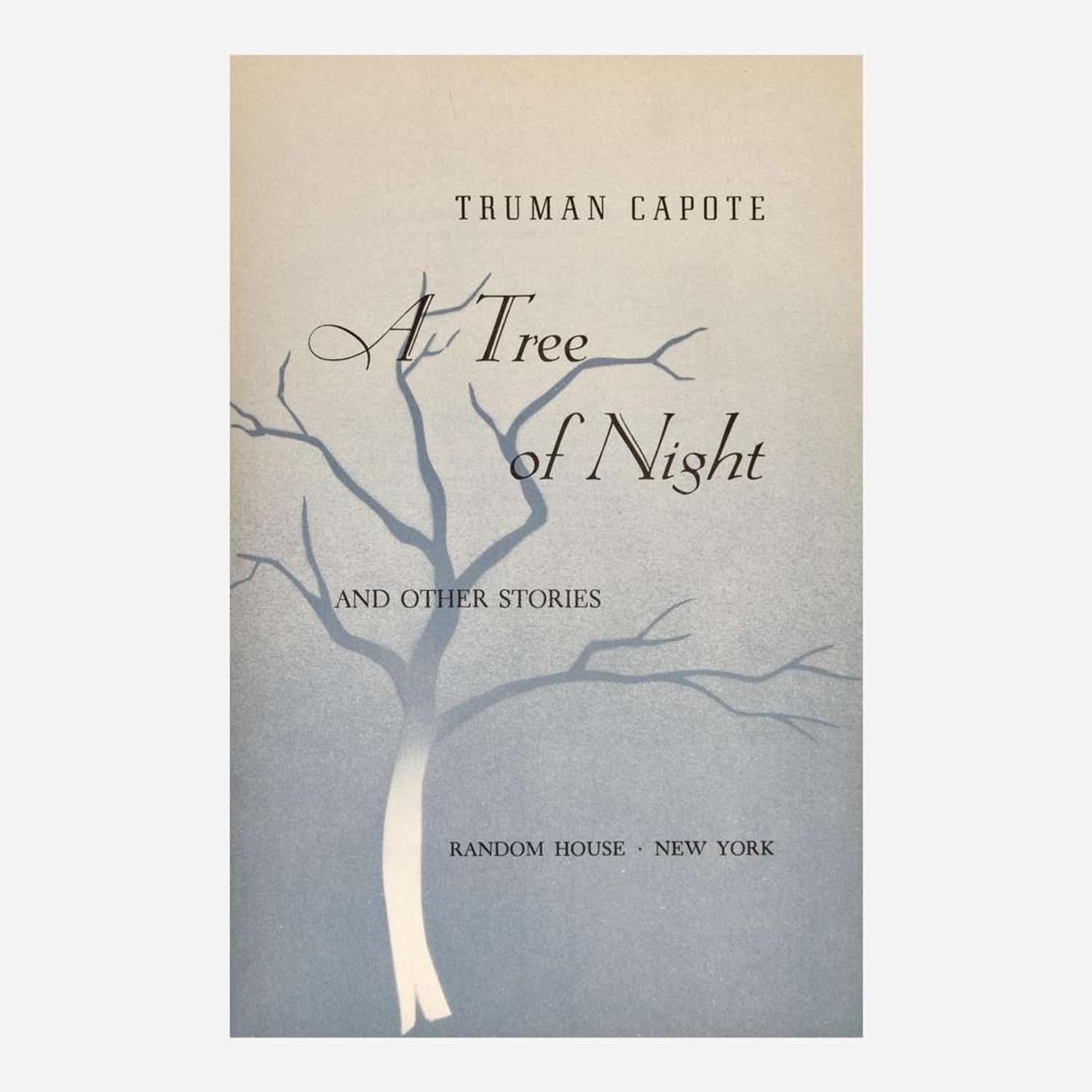 [Literature] Capote, Truman Group of 4 First Editions