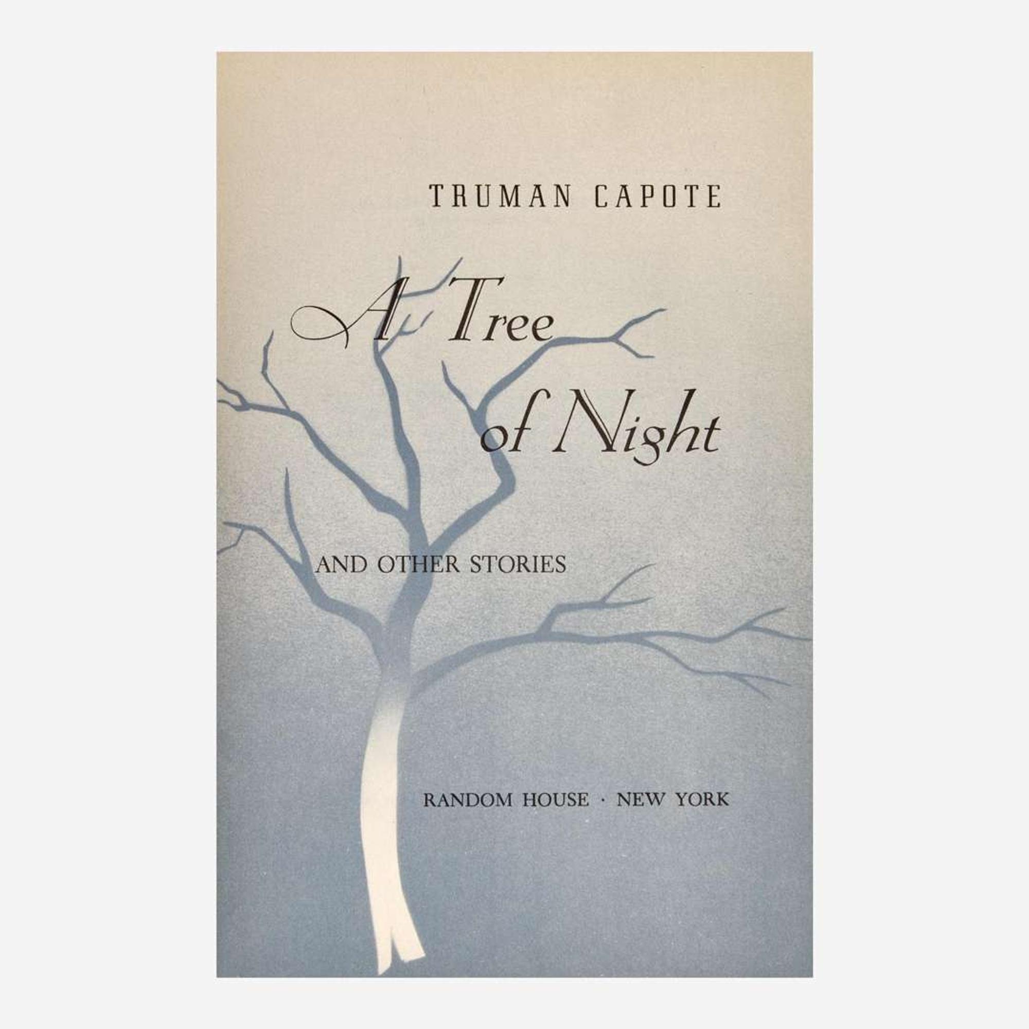 [Literature] Capote, Truman Group of 4 First Editions