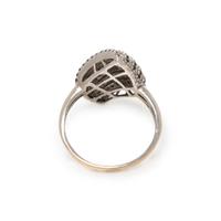 DIAMOND AND BLACK DIAMOND RING